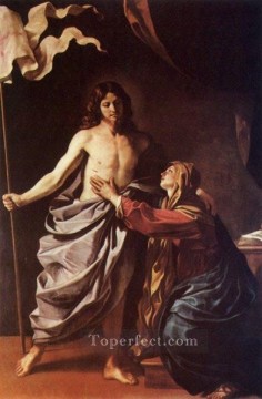 Guercino Painting - Apparition of Christ to the Virgin Baroque Guercino